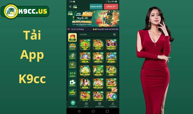Tân binh được thưởng gì khi tải app K9CC? Tân binh được thưởng gì khi tải app K9CC?